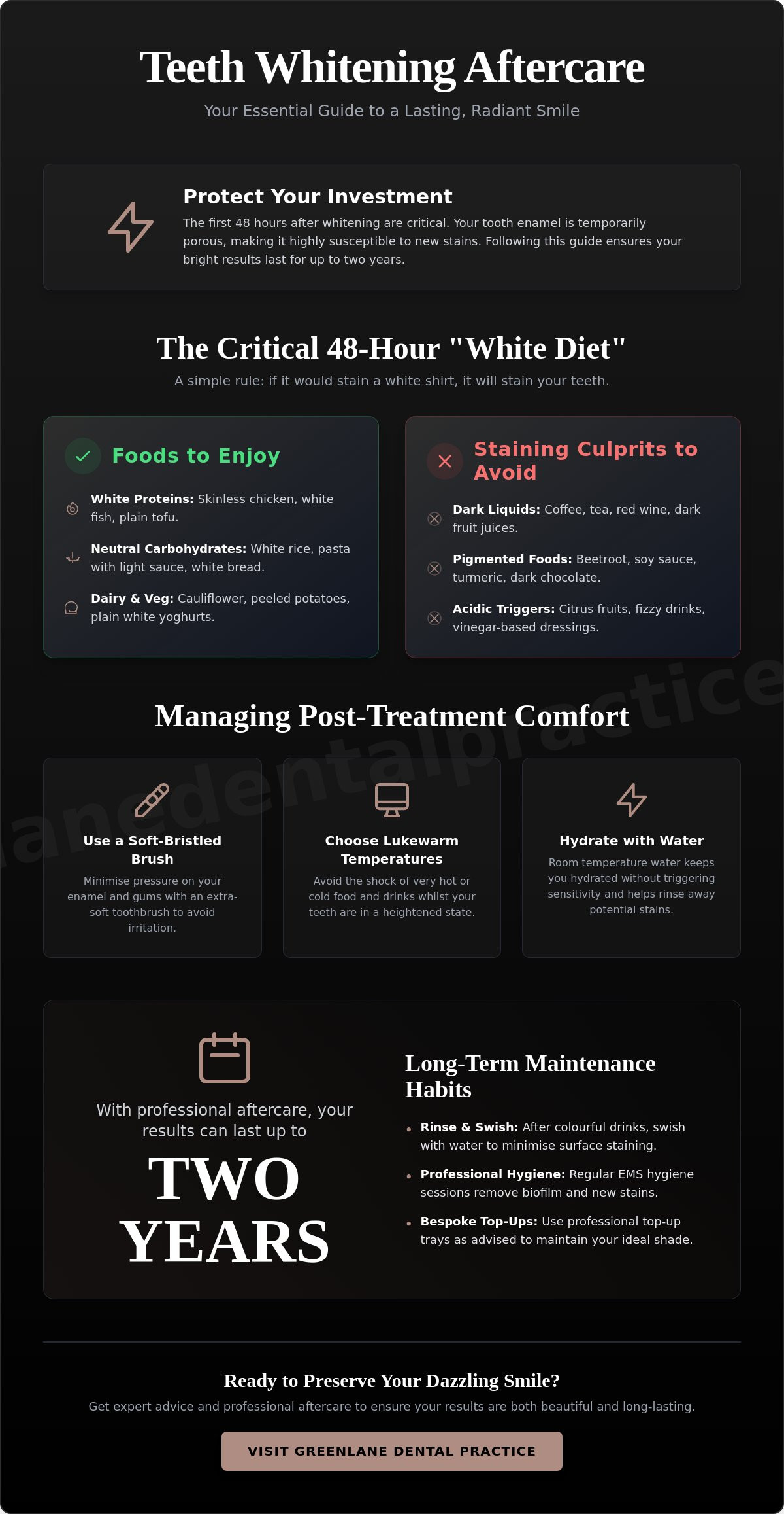 Aftercare for Teeth Whitening: The Ultimate 2026 Maintenance Checklist